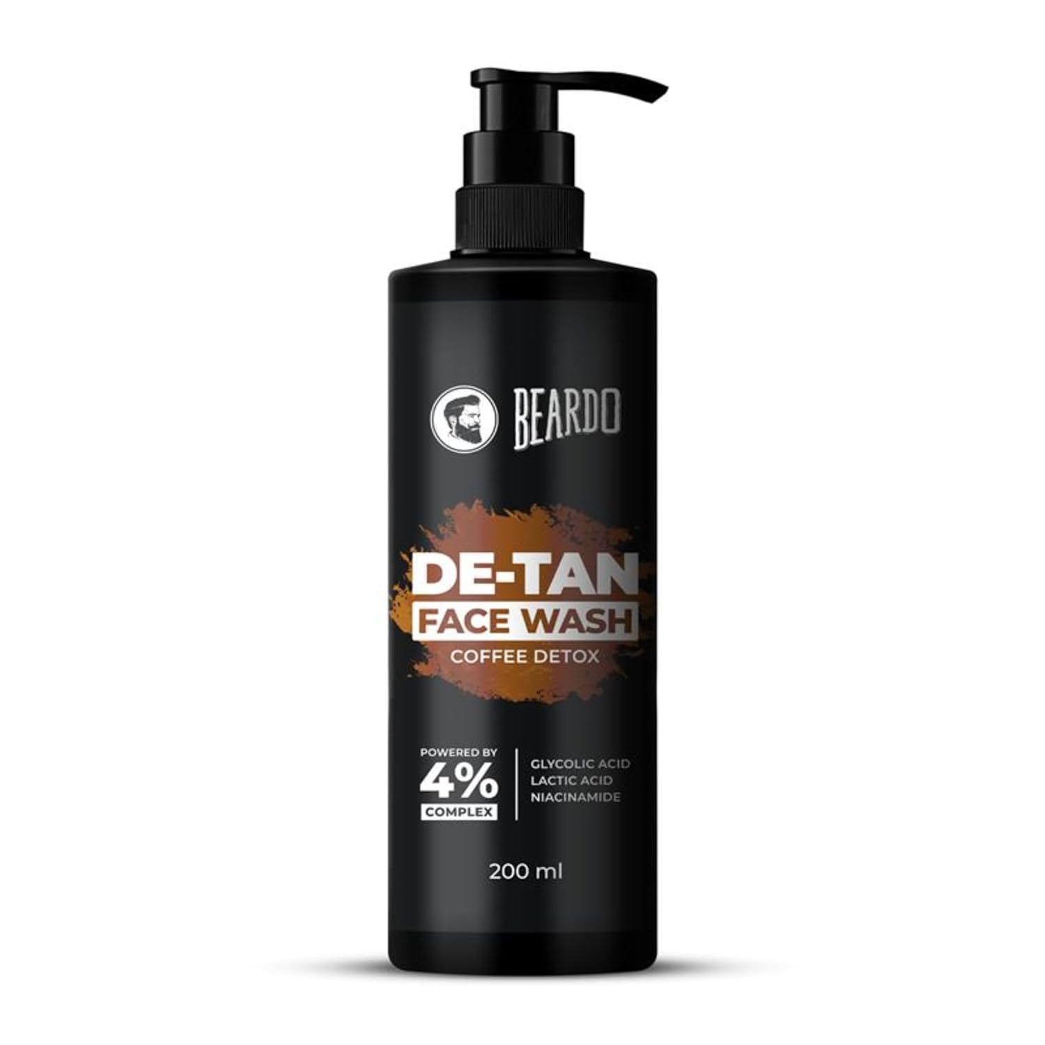 

Beardo DeTan Face Wash For Men 200 ml Glycolic Acid Niacinamide Coffee Exfoliating Oil Control Cleanser For Smooth Skin