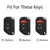 2 3 4 Buttons Metal Car Key Case Protect Skin Cover Rubber Bag Holder for Jeep Wrangler JL JLU 2018 2019 Keychain Accessories