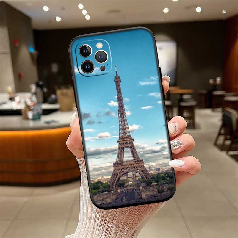 UP42 Paris Eiffelturm Schale Handyhülle für Samsung Galaxy Note 10 20 S23 S24 S25 Ultra FE Plus Edge Lite A02S A35 A07 A17
