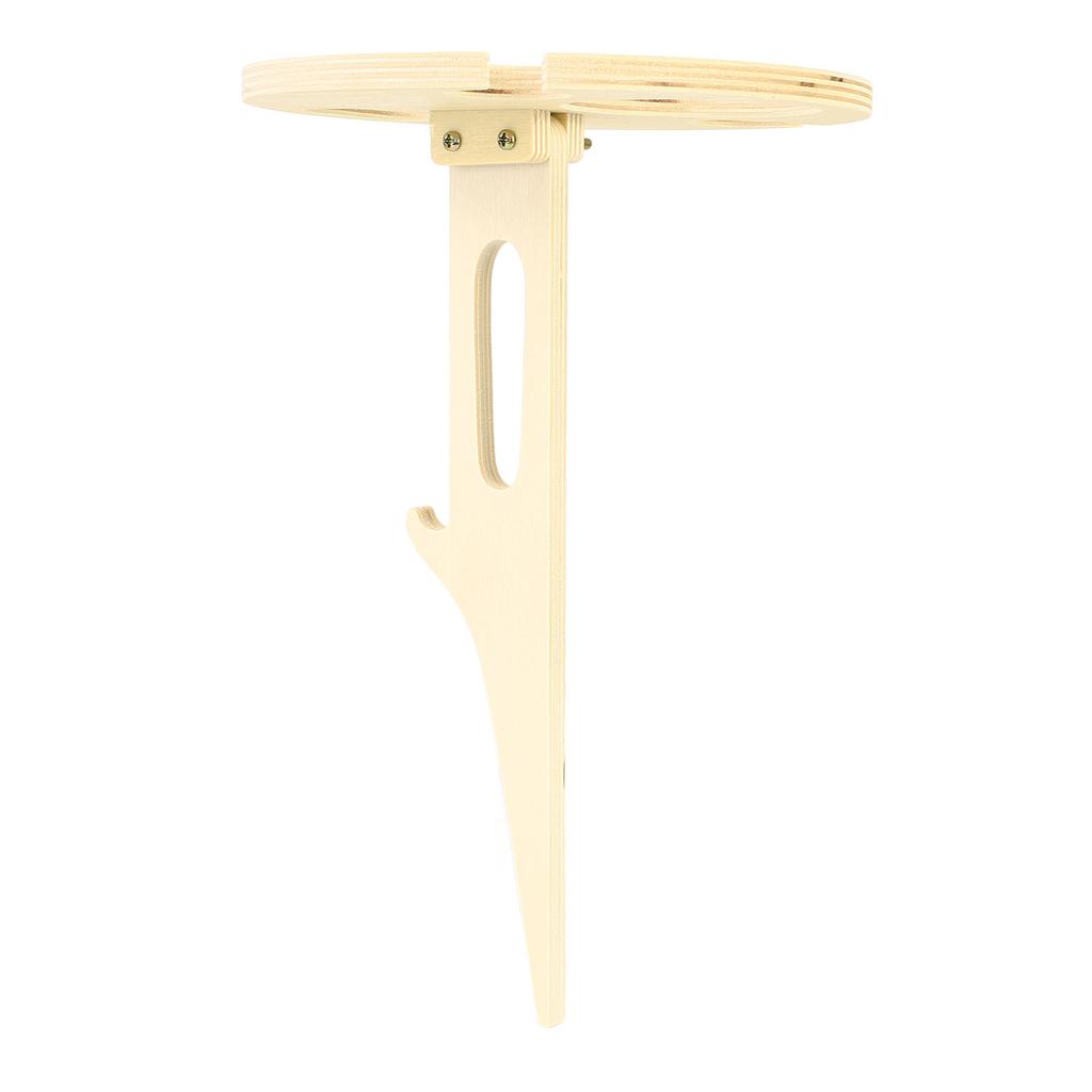 Outdoor Wine Table Foldable Mini Wooden Picnic Table Wine Rack Support Holder for Party