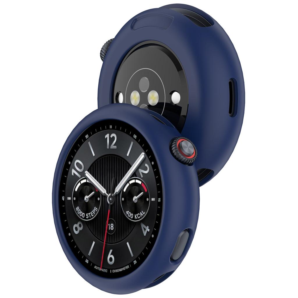 Soft Rubber Watch Case Suit for Vivo Watch 5/IQOO Watch 5 Waterproof Silicone Protective Watch Cover
