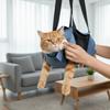 Breathable Mesh Cat Bath Fixing Bag Soft Comfortable Cat Grooming Bag Folding Anti-scratch Pet Carrier Sling Bag Nail Trimming
