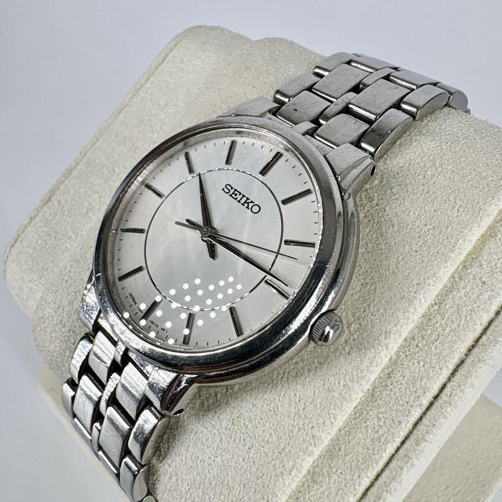 Used [New battery replacement/working item] SEIKO Spirit Men's Watch Silver Quartz