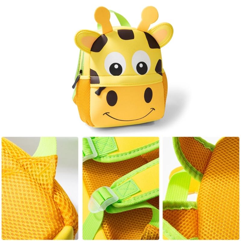 Cute Shoulder Bag for Child Student Tiger/Giraffe/Rabbit/Goat/Dog/Squirrel-Dinosaur/Monkey/Chicken-Owl Shaped Schoolbag