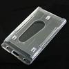Credit Card Holder Vertical Design Vertical Hard Plastic Transparent Double-sided Use Cutting Sleeve Cutting Ferrule Card Sets