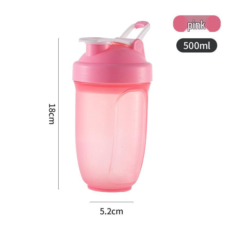 Portable Shaker Cup for Protein and Smoothies - Handheld Gym Fitness Mixer