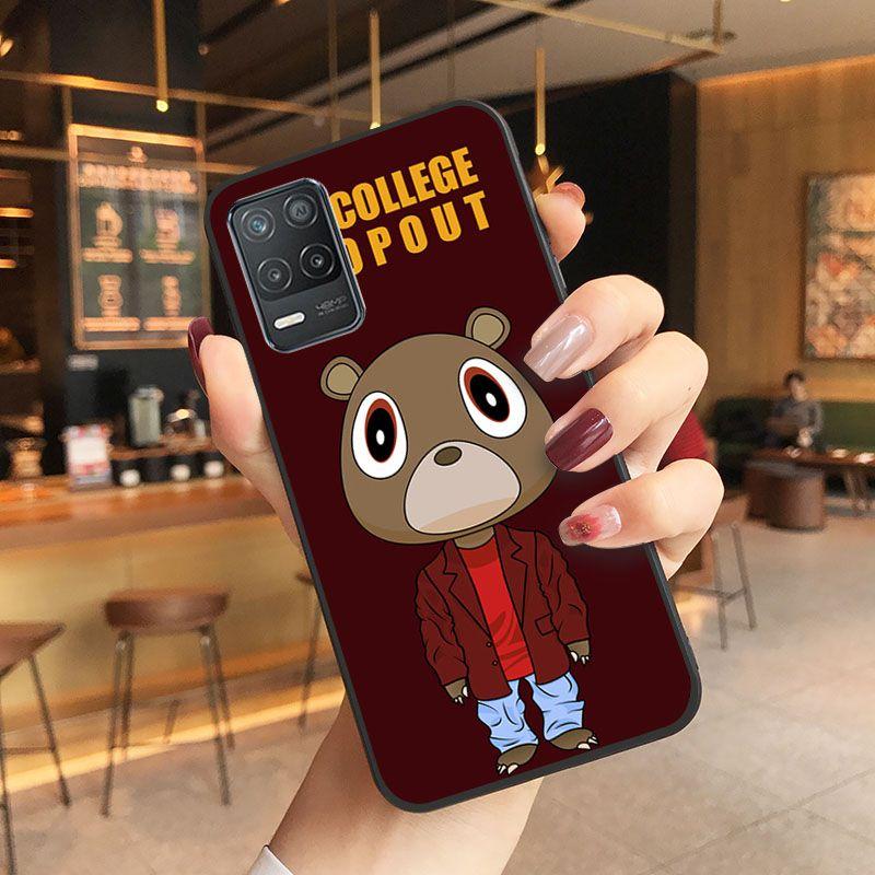 Kanye West Graduation Bear Shell Phone Cover For Oppo Realme 8Pro 6PRO 6i 7pro 9i 9pro C11 C21Y C21 C25Y C25S C3 Q3S XT Cases