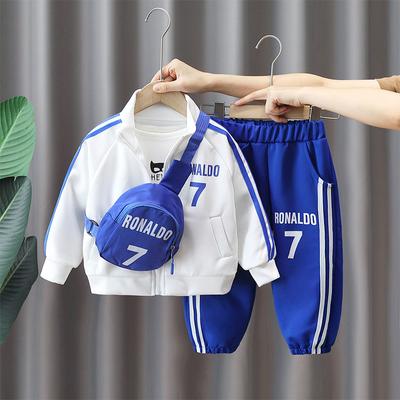 Chlapčenský pekný oblek Jar a Jeseň Detská Móda Športový Dvojdielny Set