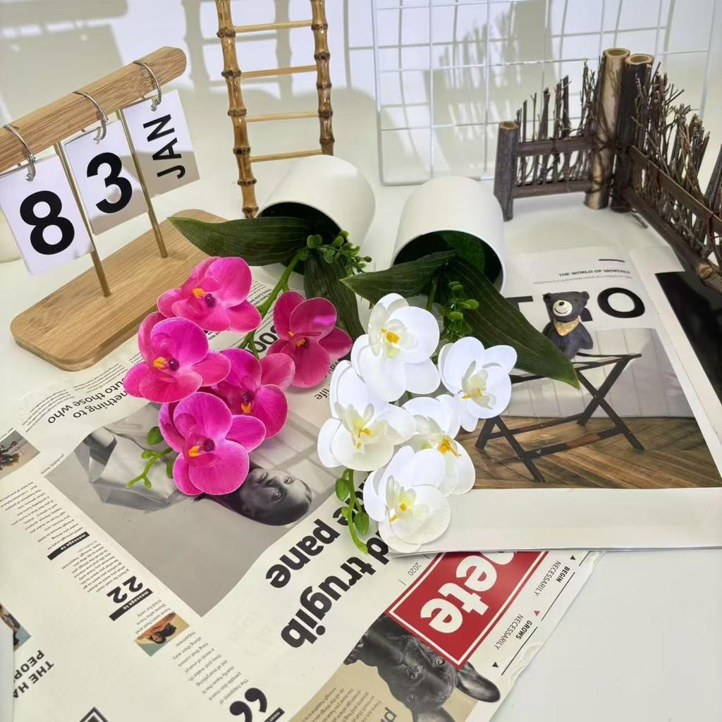 Artificial Butterfly Orchid Flower Bouquet For Home Decor And Arrangements Event