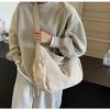 2025 Spring/Summer Versatile Large Capacity Korean Style Tote Bag for Women - Casual and Stylish Cloth Bag for Students