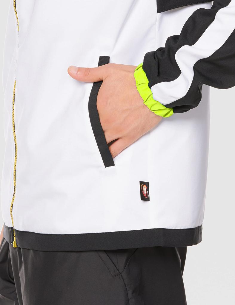 Bunda s podšívkou a větrovkou, kyselinově žlutá, velikost L [YONEX] (Přizpůsobit styl) (607)