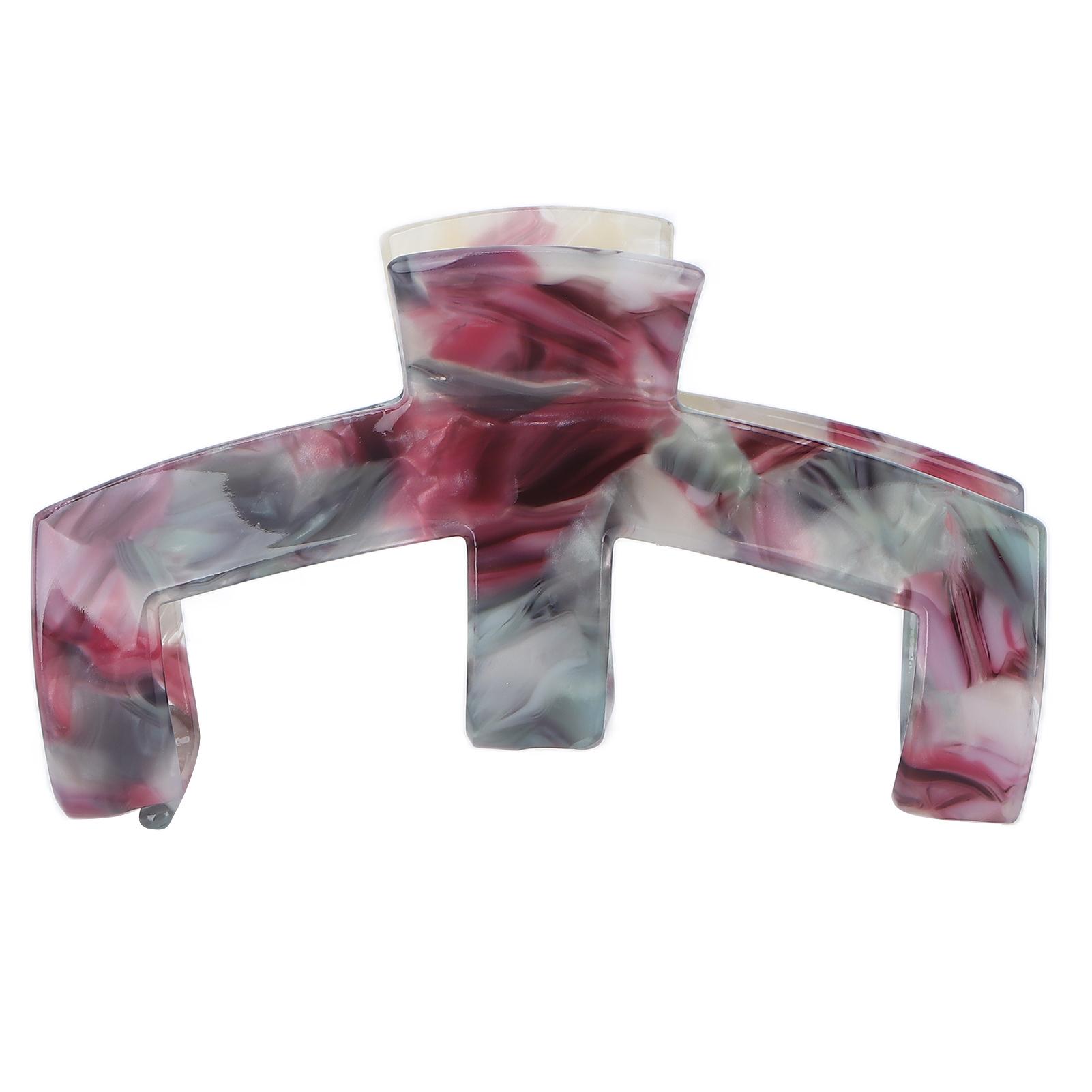 

Большой зажим-краб для волос Нескользящий ацетатный формы Большие зажимы-крабы для волос для женщин с густыми волосами Seven Colors