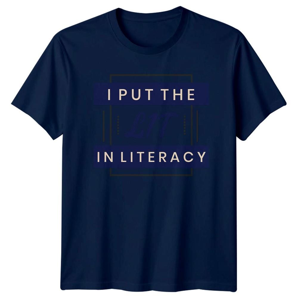 I Put The Lit In TShirt English Teacher Literacy Gift For Him And Her