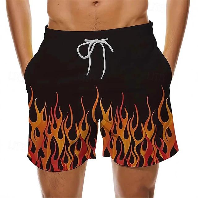 Summer Adult Men's Beach Pants for Street Casual Wear 3D Printed Short Pants for Outdoor Quick-drying Beach and Swimming Shorts
