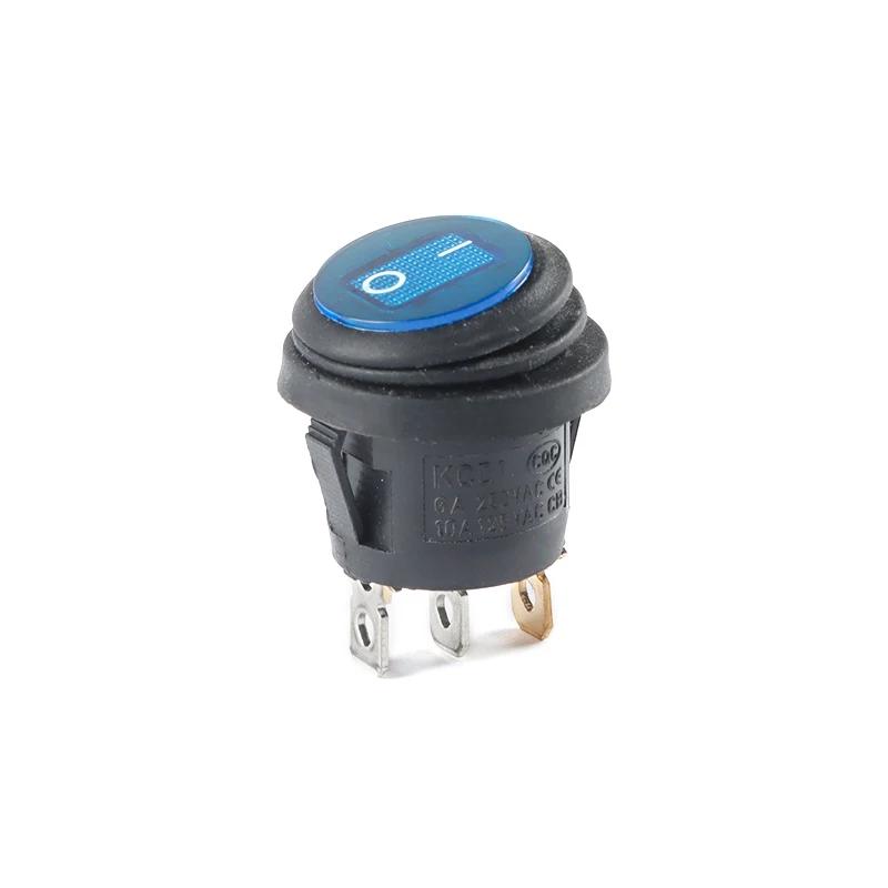 1PCS/lot KCD1 Marine Auto Boat Toggle Rocker Switch 10A 125V 250V AC Sealed Waterproof ON/OFF Power Mini Toggle Switch