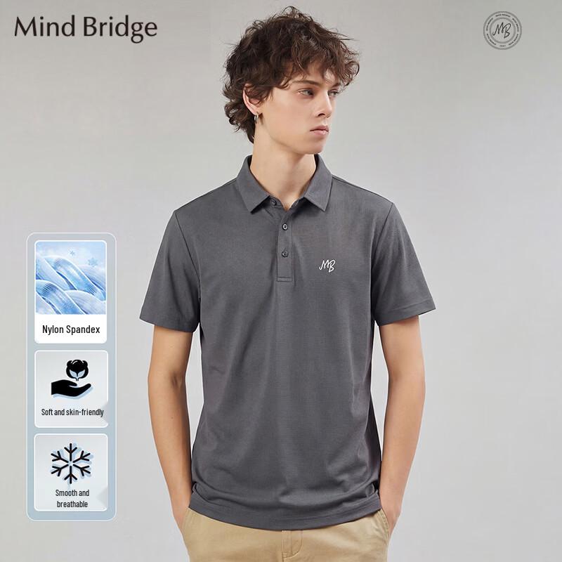 Mind Bridge Men s Short Sleeve Polo Shirt XL