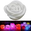 Romantic LED Floating Rose Flower Candle Night Light 7 Colors Changing Colorful Wedding Decoration Bedroom Party Indoor Decor