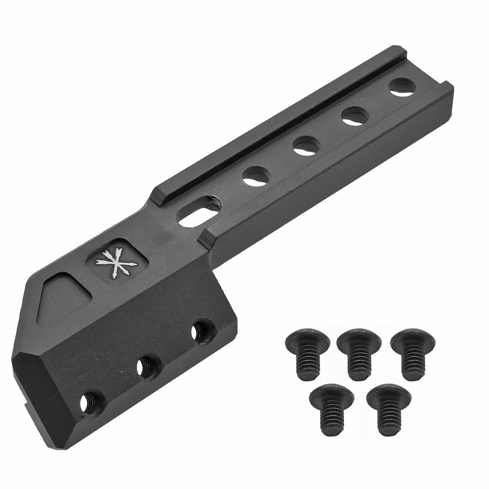 Ryohin Takehin UNITY-type FUSION MICRO HUB Dedicated Offset Light Mount Replica Left Offset Black (LightWing Adapter Left)