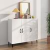 812501 vidaXL Buffet White 90x34x80 Cm Engineered Wood