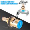 10/1x Faucet Valves Replacement Brass Stainless Steel Faucet Valves Household Sink Tap Inner Cartridges Bathroom Kitchen Faucet