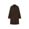 Teenie Weenie Women's Toggle Button Yak Wool Blend Double-Faced Coat