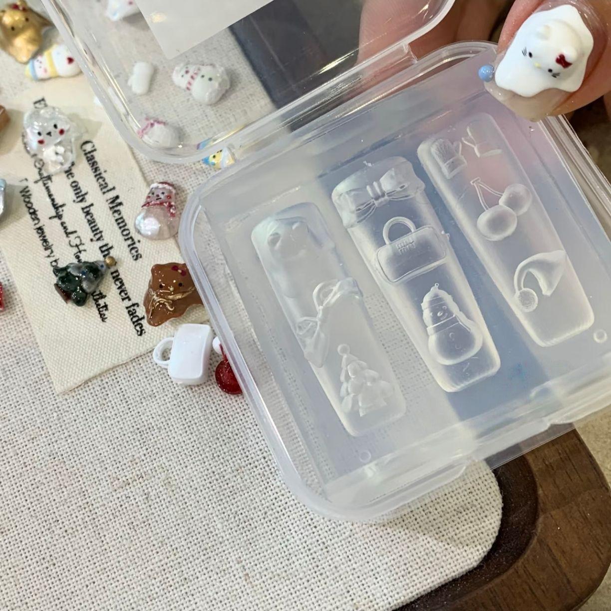 High Transparency 3D Butterfly Nail Art Silicone Mold - Perfect Christmas Gift and DIY Decoration