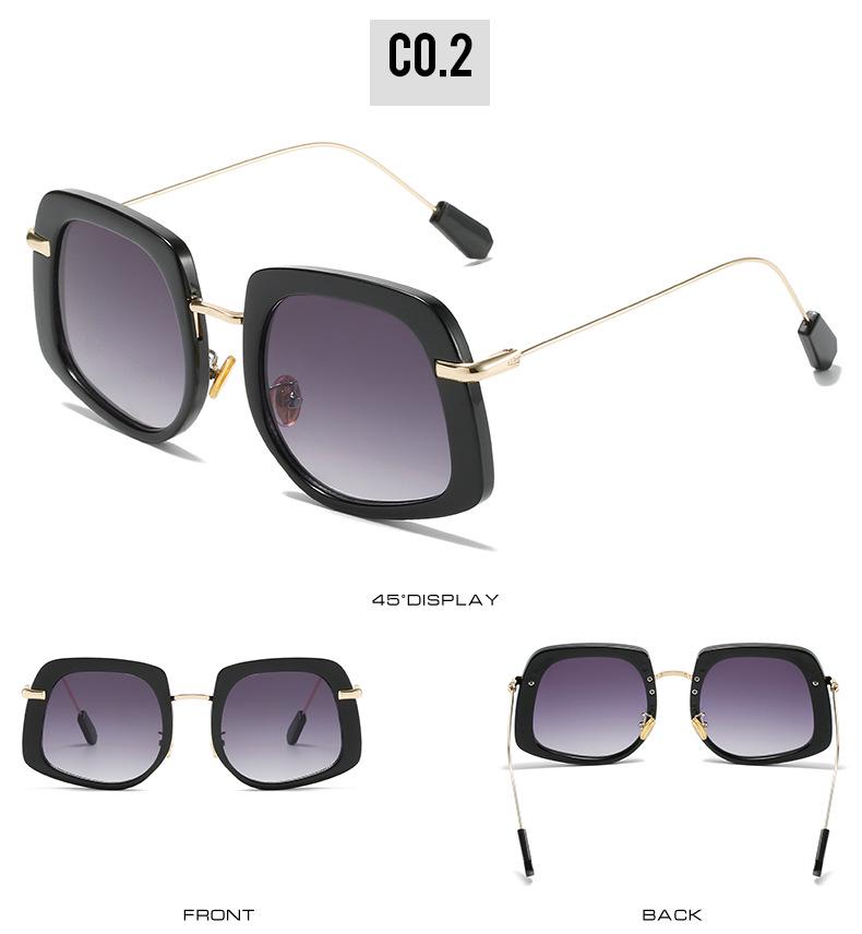 2021 Milan Fashion Show Colorful Oval Sunglasses - European & American Trend Inspired by Miu