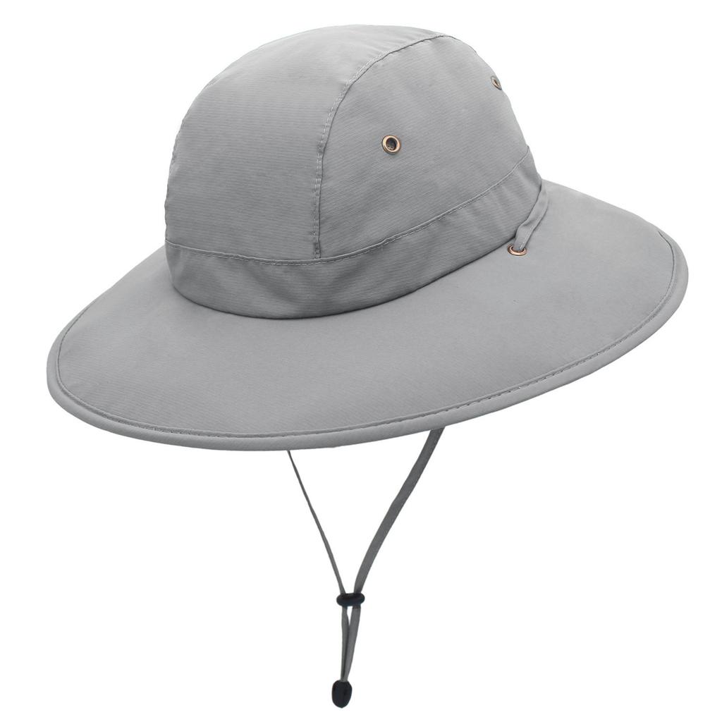 Summer sunshade bucket hat men's sunscreen UV protection big eaves hat outdoor water splashing rain hat