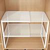 Adjustable Wardrobe Divider Board Layered Partition Cabinet Organizer  Pantry