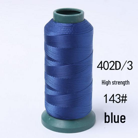 High-Strength Colored 420D Leather & Nylon Thread - Mercerized, Thick, Smooth, 3-Ply Canvas Sewing Thread - Free Shipping