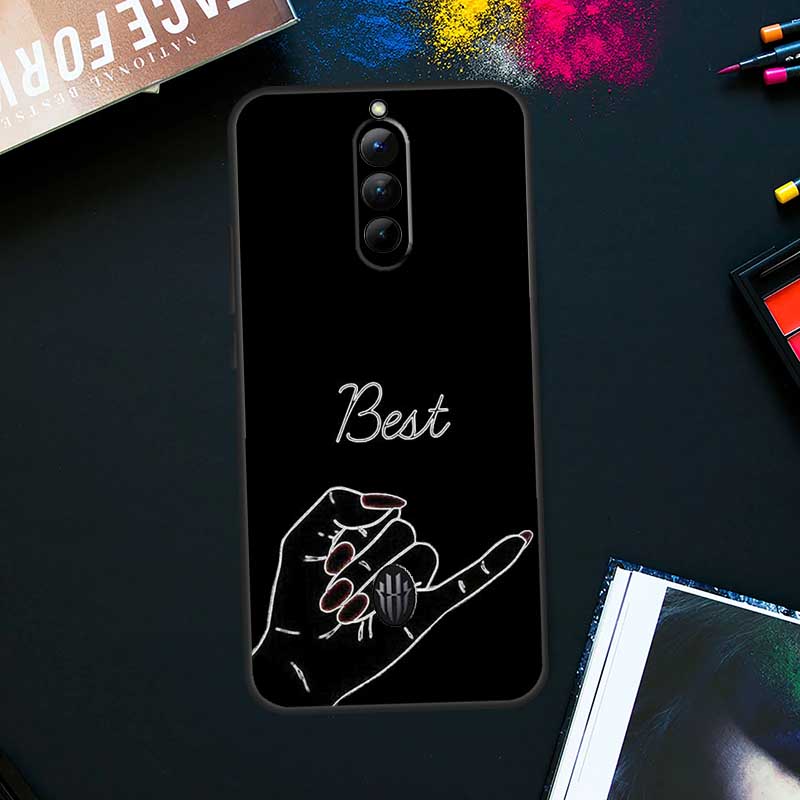 BFF Best Friends Forever Black Case For ZTE Nubia Red Magic 9 8 8S Pro Plus RedMagic 6S 7S Pro 6 7 Pro 5S 6R 5G Back Cover
