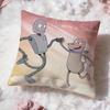 funny cartoon Robot Dreams Cushion Cover Premium Comfort Reversible Pillow Cove -Two in One Design for Any Room & Car Interior