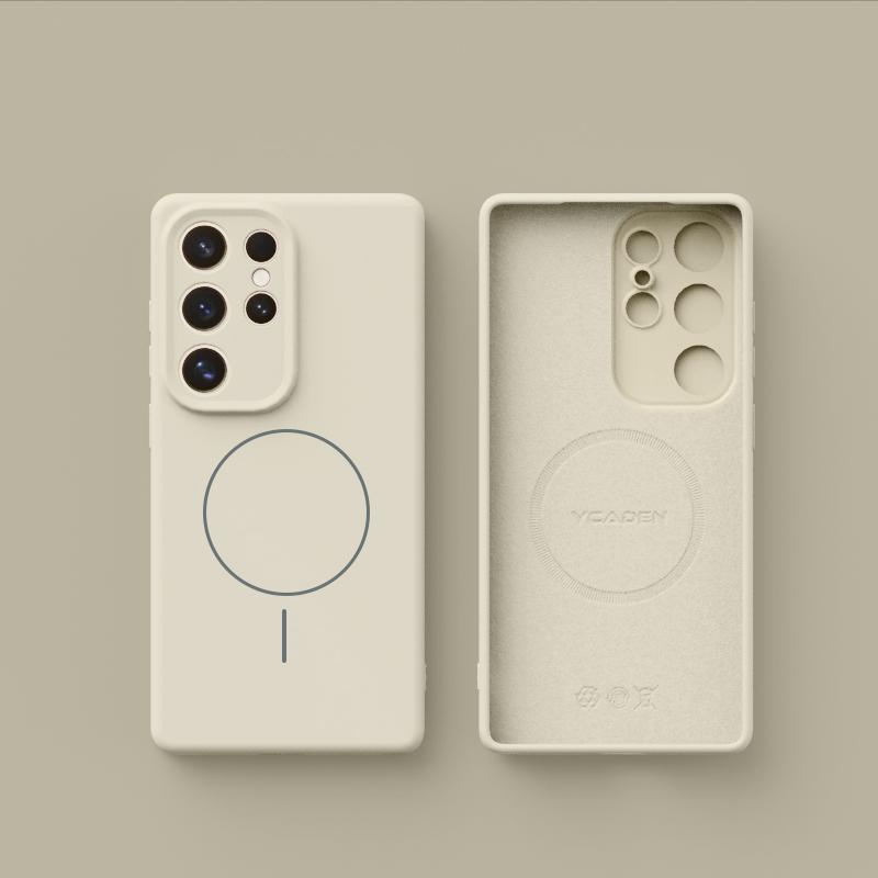 Чохол S25 Ultra Магнітний Для Magsafe Рідкий Силікон М'яка Кришка Телефону Для Samsung Galaxy S26 Ultra S25 S24 S23 S22 Plus Capa