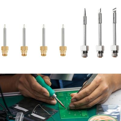 Universal USB Soldering Iron Tip High Heat Conductivity Copper Alloy Solid Welding Tip For Multiple Devices