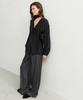 LEVAR Flowing V-Neck Blouse - Black