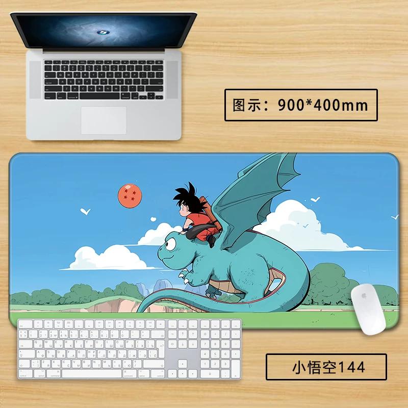 Neuer Schlichter Stil Son Goku Leder Mauspad Übergröße Animation Dragon Ball Kakarotto Kreative Computer Tastatur Büro Rutschfest Wasserdicht Tischmatte