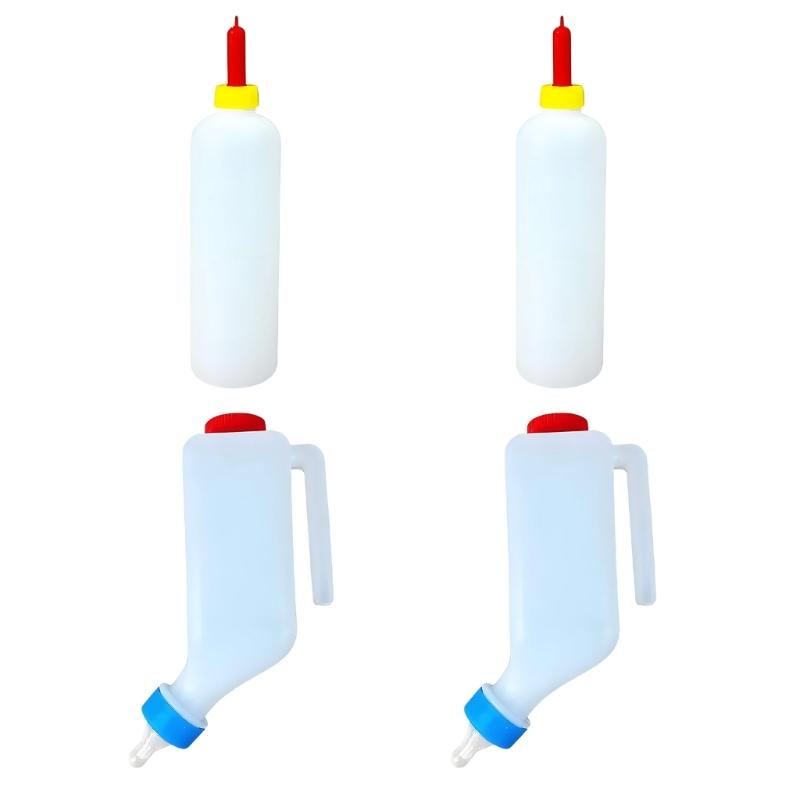 

Lamb Milk Feeders with Nipple and Comfortable Feeding Livestock Feeding Supplies Lamb Bottle Holders 1