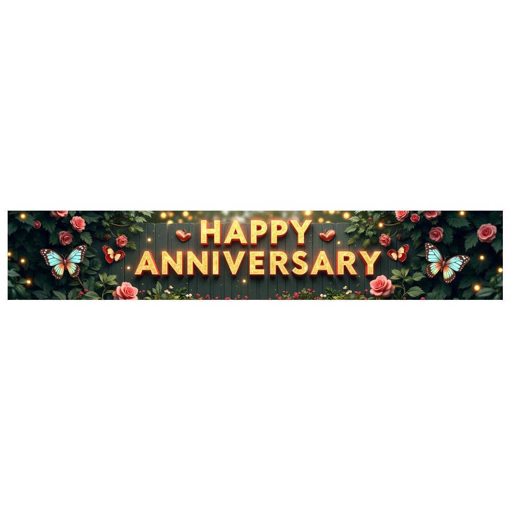 Rose Background Themed Large Customizable Party Decor Artistic Decoration for Special Occasion