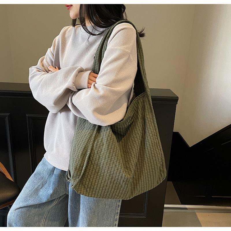 Large-capacity Tote Bag, Leisure Commuting Big Bag, Women's Summer New College Student Class Canvas Bag