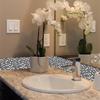 10pcs/set 10/15/20/30cm Flat Marble Mosaic Hard Tiles Wall Sticker Kitchen Bathroom Floor Diagonal Decor Wallpaper PVC Art Mural