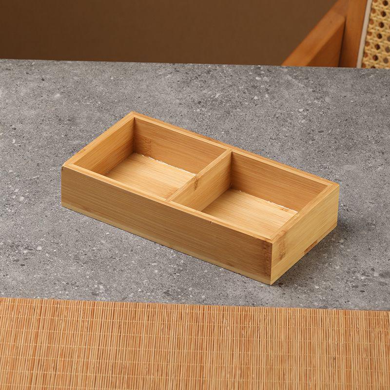 Bamboo Nine-Compartment Snack Tray for Dried Fruits and Hot Pot Side Dishes