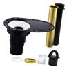 Tub Drain Rough in Kit with Brass and ABS Pipes Drainage Bottom Plate and Adapter Set for