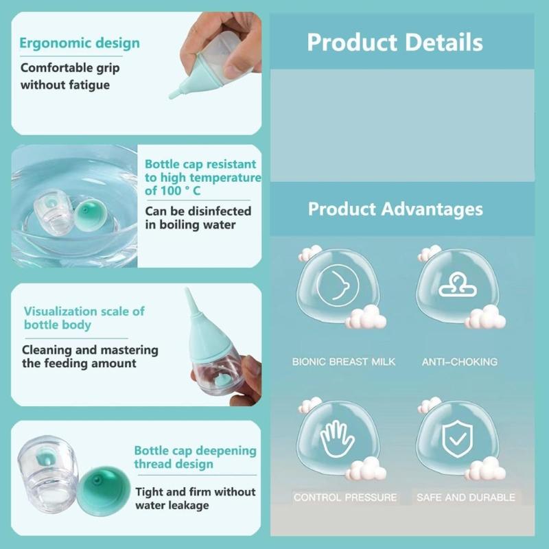 Newborn Small Animal Milk Feeders for Nursing Small Animals Convenient Feeder 35ml Kitten Puppies Feeding Tool