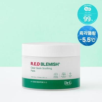 Red Blemish Clear Quick Soothing Pads 70 Sheets