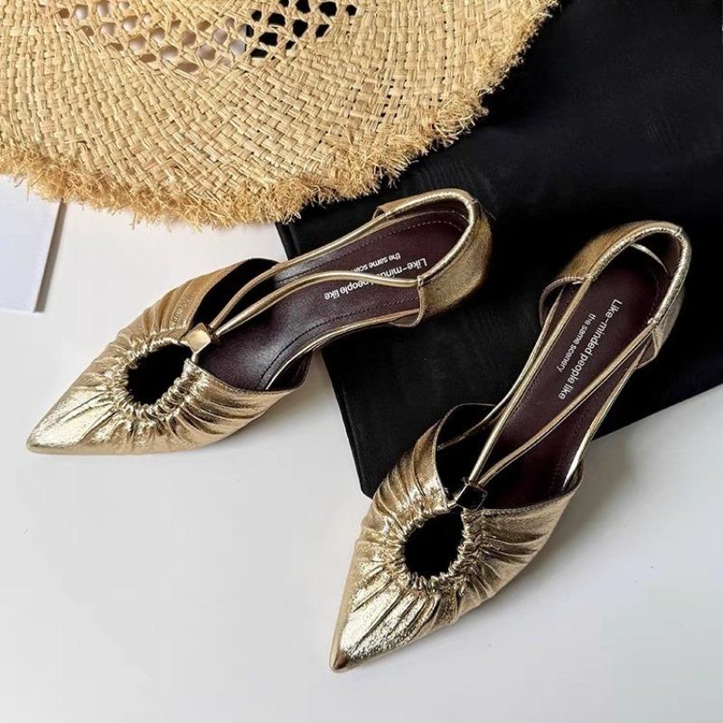 Fashion Women Slip-on Flats Sandals Summer Soft Comfortable Casual Shoes Women Luxury Outdoor Elegant Anti-slip Sandals Zapatos De Mujer