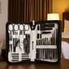32pcs Stainless Steel Nail Clippers Kit with Storage Case Pedicure Kit Nail Grooming Kit  Home