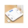White Smart Digital Scale With Fat Meter Function