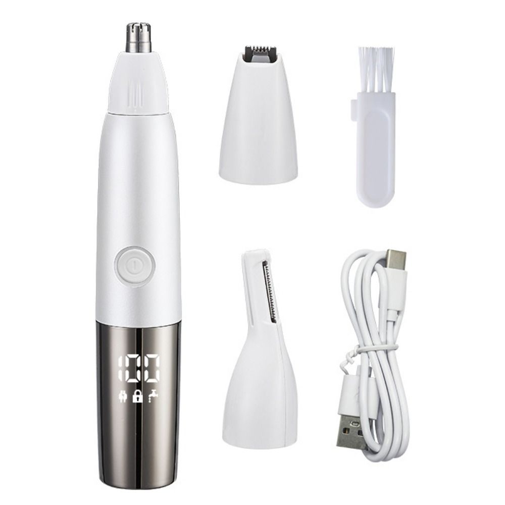 Gentle Eyebrow Trimmer 4 in 1 Women's Hair Shaver Electric Razor Nose Hair Remover  Face Nose Ear