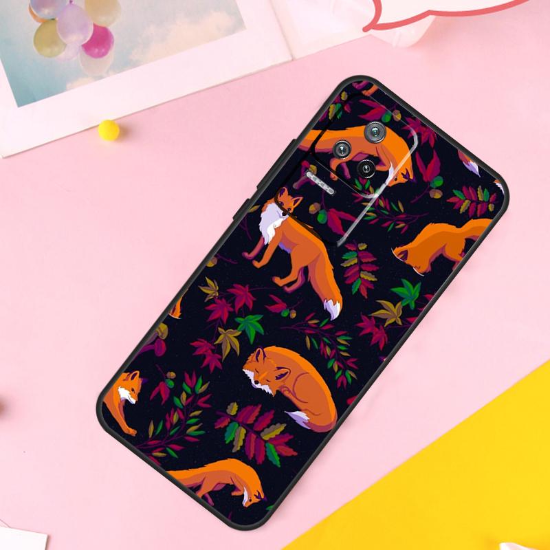 Fox Animal Pattern Case For Xiaomi 14 Ultra 13 11T 12T 13T Pro 12 Lite POCO X6 Pro M6 X3 X4 X5 M5s F3 F5 Cover