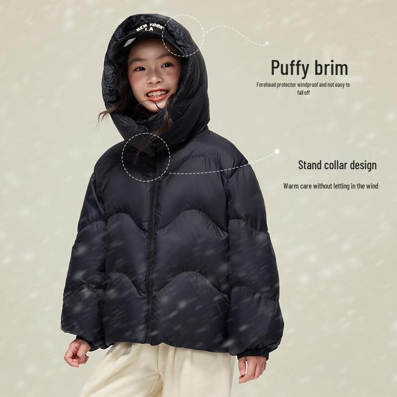 Kids' 3-Proof 90% Down Hooded Puffer Jacket